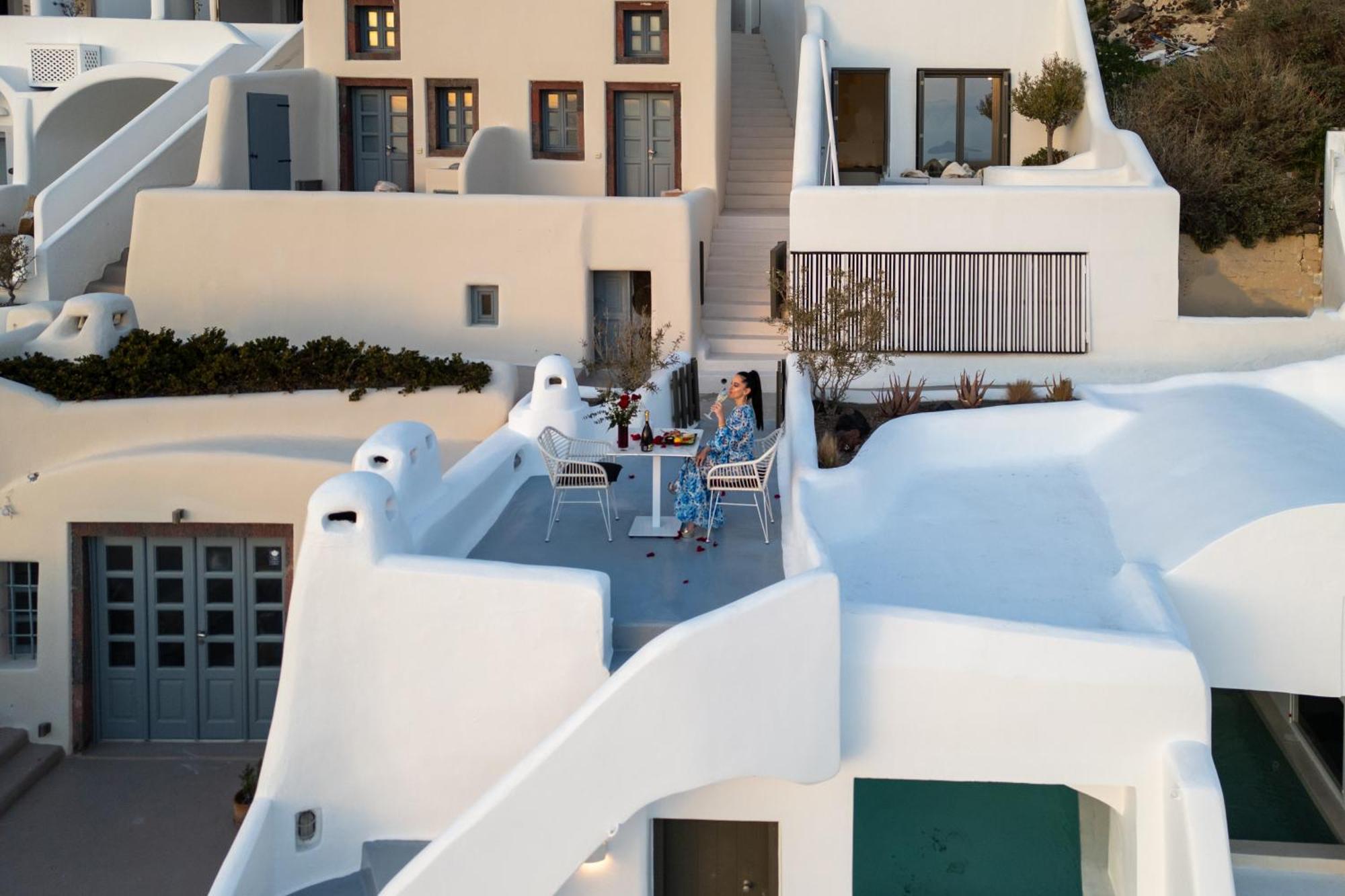 Heavens Edge Hotell Imerovigli  Exteriör bild
