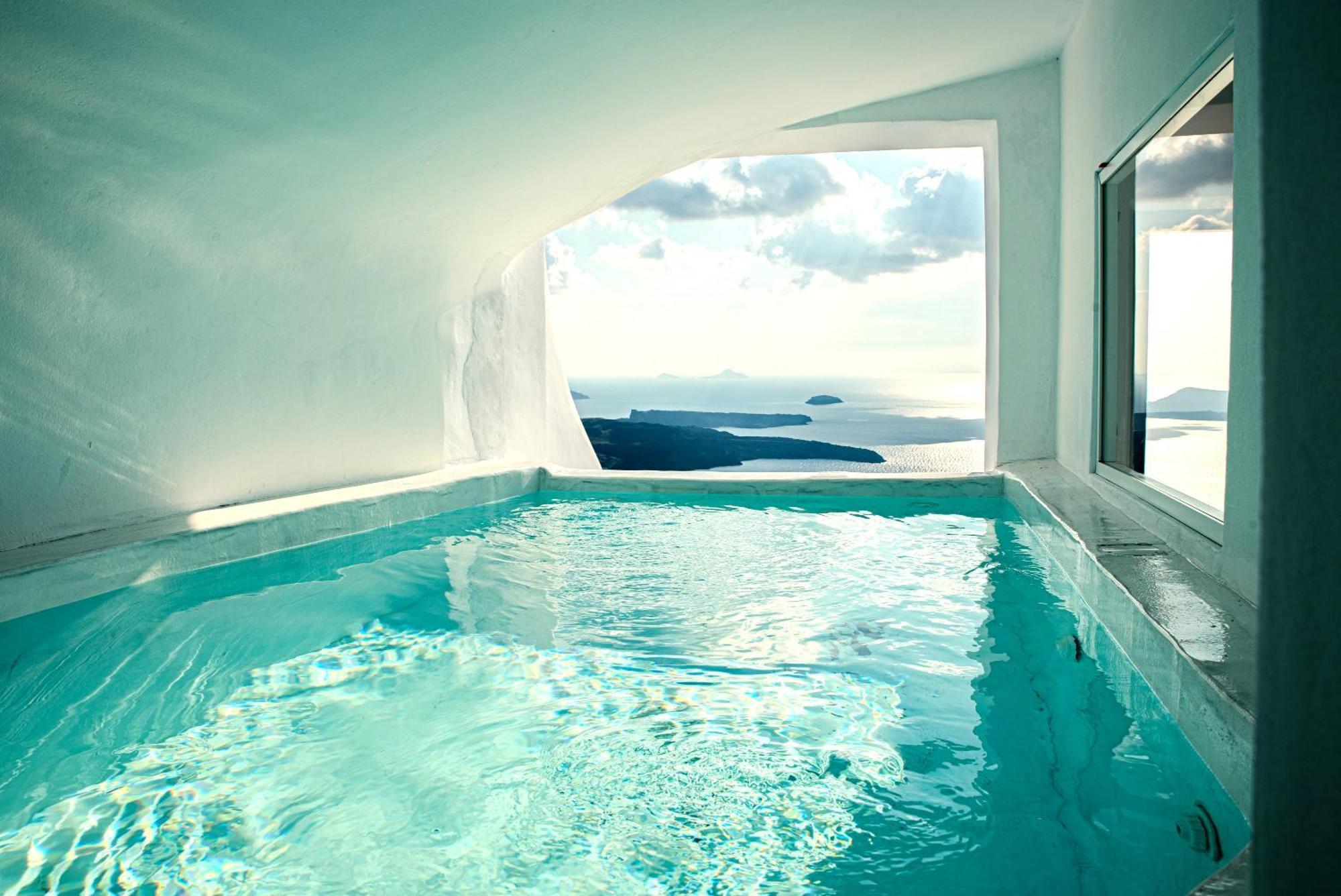 Heavens Edge Hotell Imerovigli  Exteriör bild